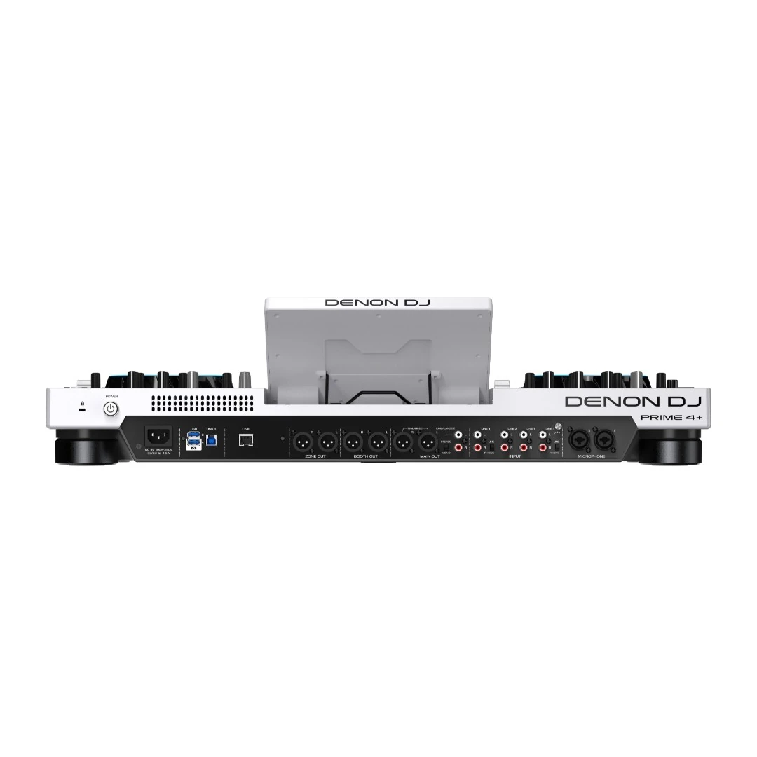 Denon DJ Prime 4+ Profesyonel DJ Controller (White Edition